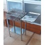 Stainless steel barbecue stove with grill and tray