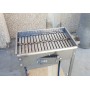 Réchaud barbecue en acier inoxydable avec grille et plateau