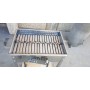 Stainless steel barbecue stove with grill and tray