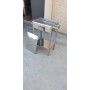 Stainless steel barbecue stove with grill and tray