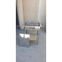 Stainless steel barbecue stove with grill and tray