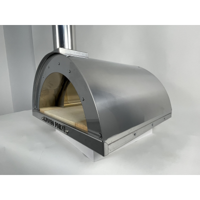 Telaio Acciaio Inox per Biscotto per Fornetto Pizza con Camera di Cottura  Alta cm 34,5 x 39,5 x 5h