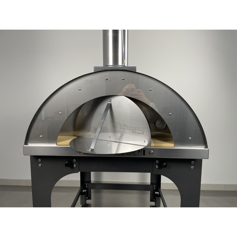 Forno a Legna Alfonso 6 Pizze Full Optional con Carrello