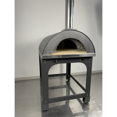 Forno a legna per pizza ALFONSO 6 PIZZE FULL OPTIONAL CON CARRELLO Alfonso  Forni