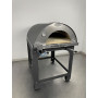 Forno a gas/legna ALFONSO 6 PIZZE IBRIDO CON CARRELLO