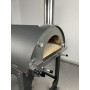 Forno a gas/legna ALFONSO 6 PIZZE IBRIDO CON CARRELLO