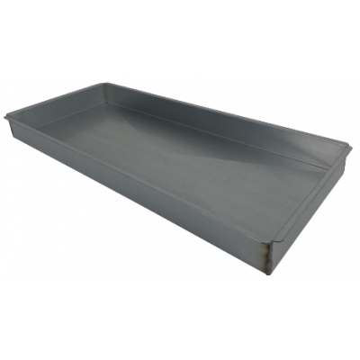 Teglia Forno Lamiera Alluminata 70x30x6 cm con Aletta