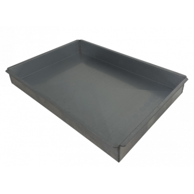 Teglia Forno Lamiera Alluminata 50x35x6 cm con Aletta