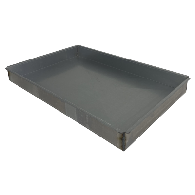 teglia forno lamiera alluminata 60x40x altezza 6 cm con aletta