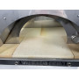 Wood-fired oven alfonso 2 pizze full optional with trolley