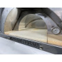 Wood-fired oven alfonso 2 pizze full optional with trolley