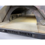 Wood-fired oven alfonso 2 pizze full optional with trolley