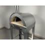 Forno a legna alfonso 2 pizze full optional con carrello