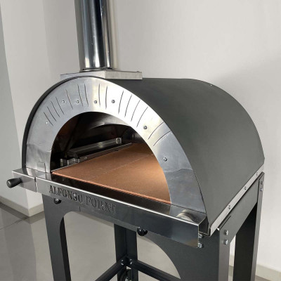 Forno a Gas Legna Alfonso 2 Pizze Ibrido