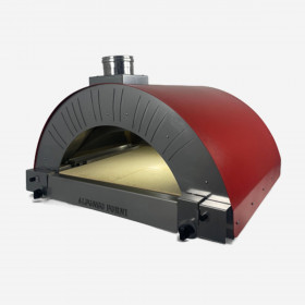 Pizzaofen Alfonso 4 Pizze Hybrid (Gas/Holz) Professional