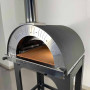 Forno a Gas Legna Alfonso 2 Pizze Ibrido con Carrello