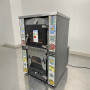 Forno stufa mini cucina a legna Termo Ventilata "Esmeralda con maioliche di Caltagirone"