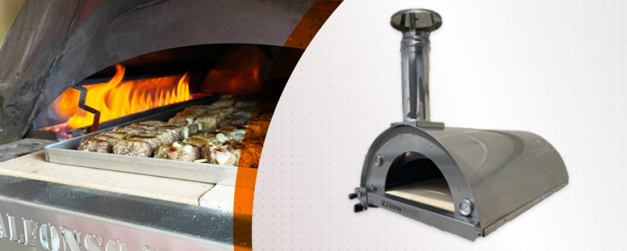 Hybrid Wood-Burning oven for pizza
