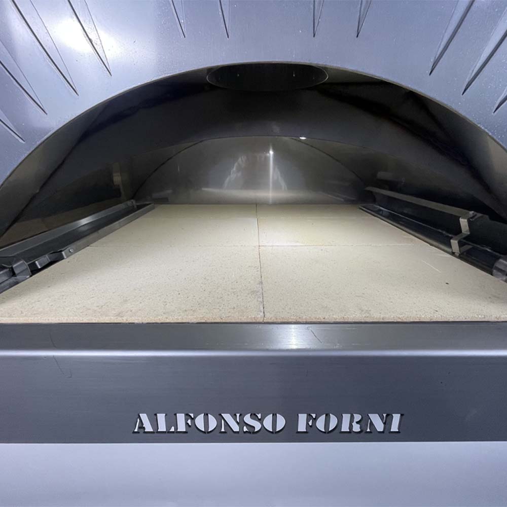 Forno ibrido a legna e gas Alfonso 4 Pizze Professional