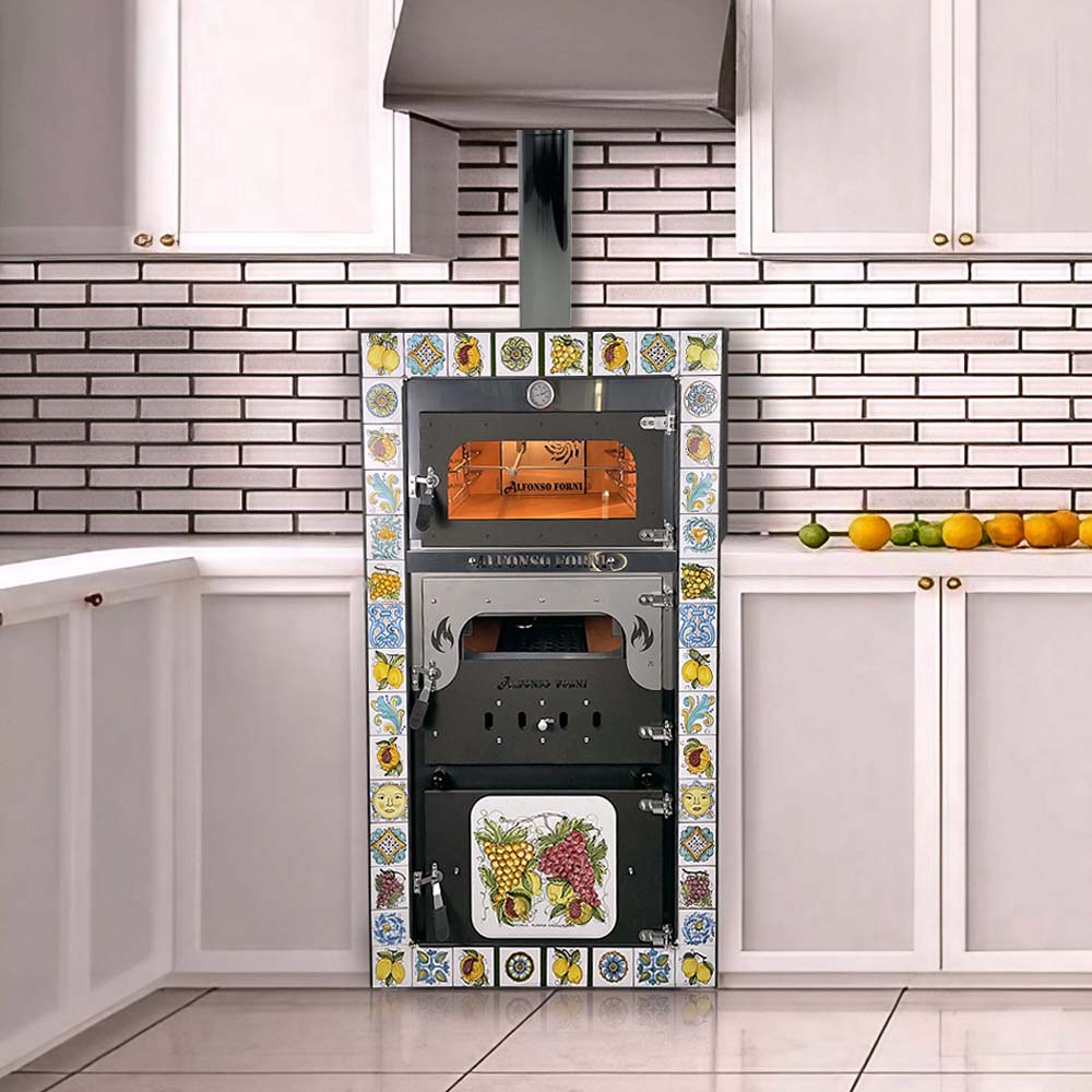 Forno a legna da incasso Luxor V2 Top Ceramix cucina moderna 2