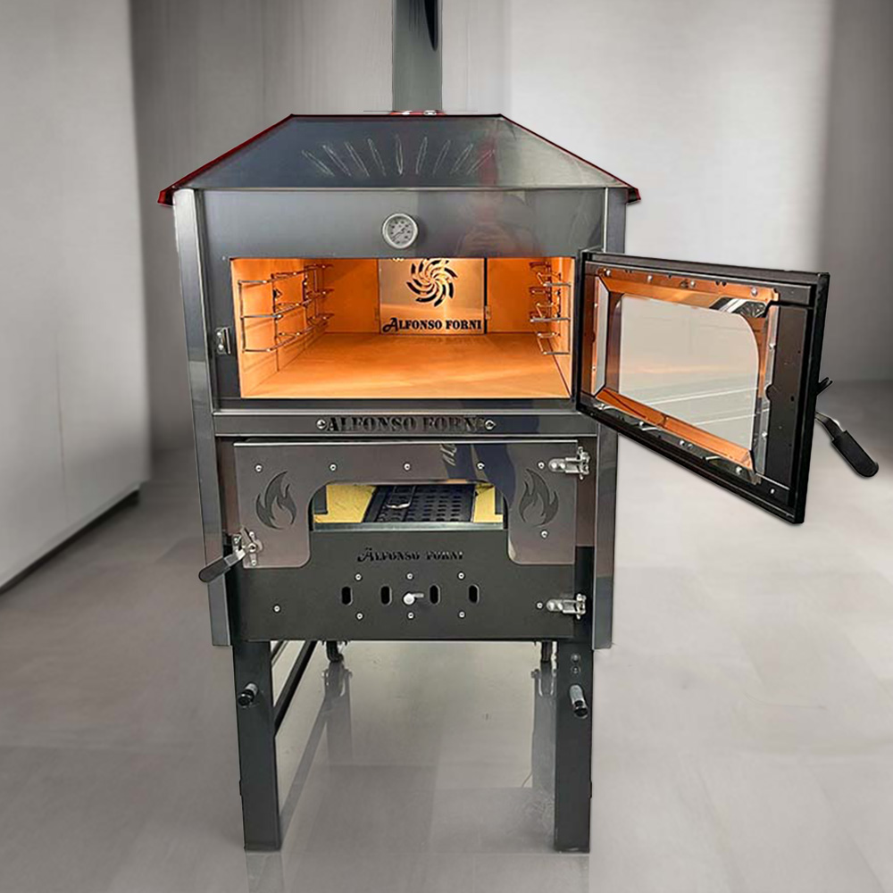 Forno a legna Luxor V2 Plus cucina contemporanea