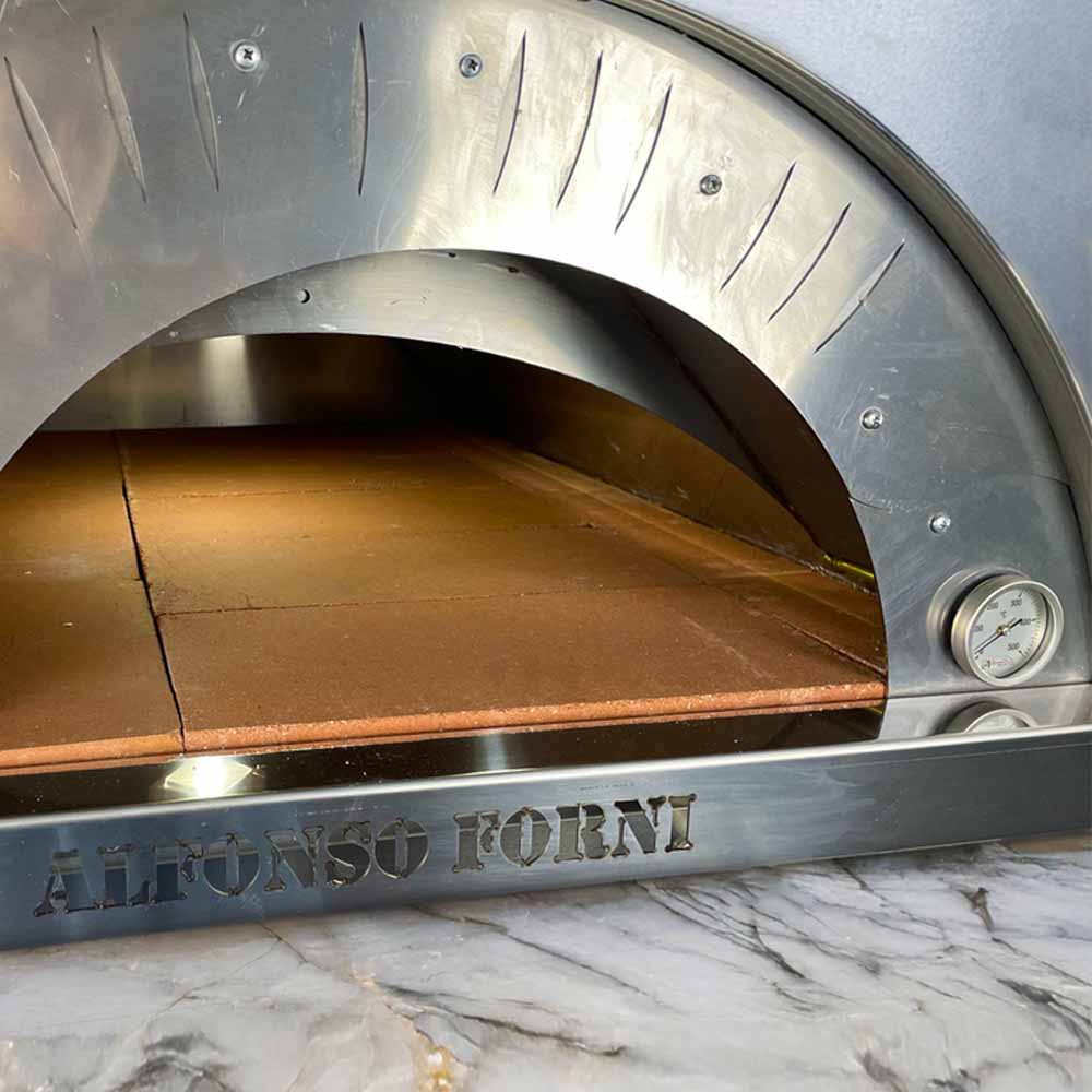 Forno ibrido a legna/gas Alfonso 6 Pizze dettaglio