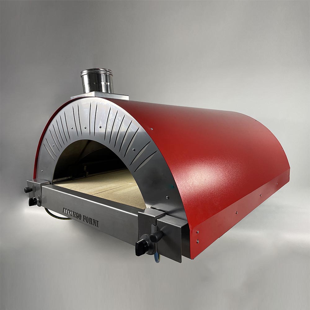 Forno ibrido a legna e gas Alfonso 10 Pizze Professional