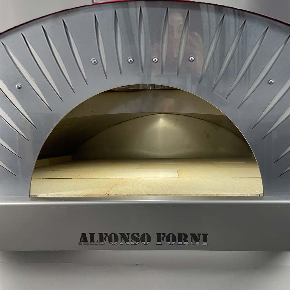 Forno a legna Alfonso 12 Pizze Professional camera di cottura